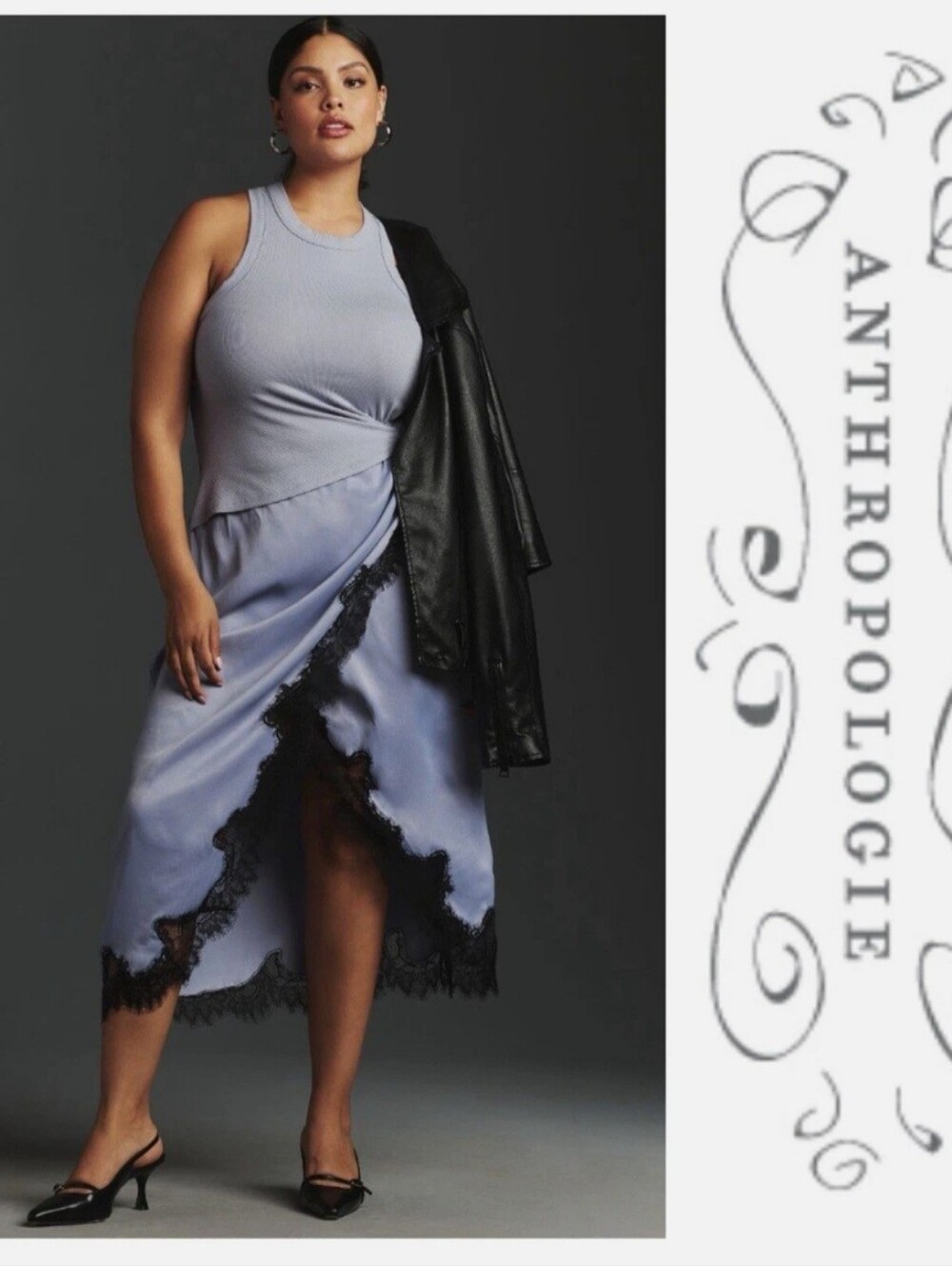 Anthropologie Keeley Twofer Midi Dress MP